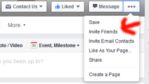 facebook invites