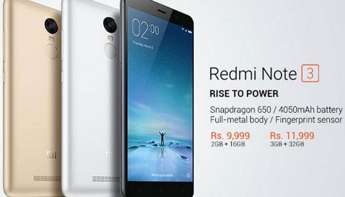Red Mi Note 3