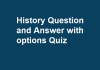 History Question and Answer with options Quiz