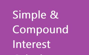 Simple & Compound Interest Calculator